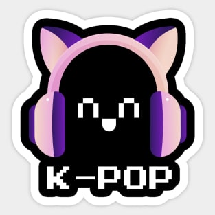 K-Pop Fan Headphones Sticker